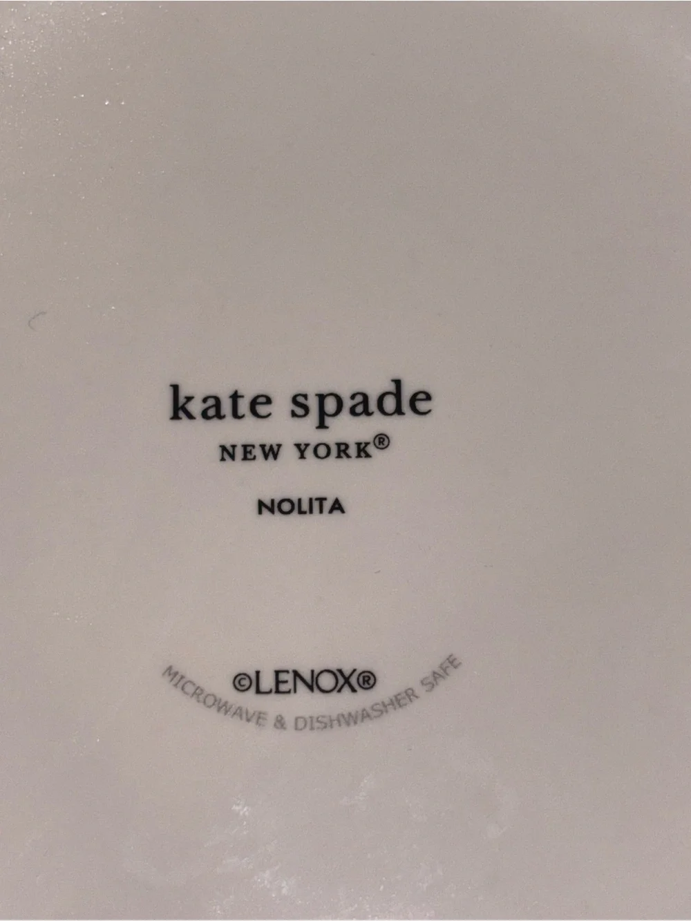 Kate Spade x Lenox Nolita Blue Floral cookie jar cannister lavender gray white